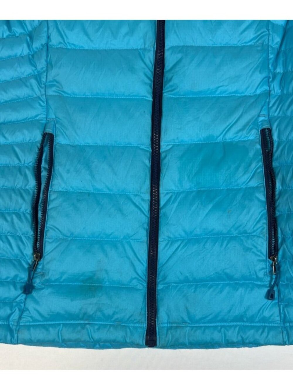 Patagonia Women XS Down Sweater Vest Blue 800-Fill Puffer Ultralight Quilted - Picture 8 of 12